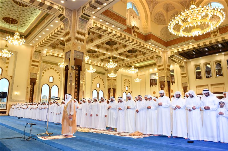 "Sheikh Hamdan bin Mohammed leads Eid Al Adha Prayers at Zabeel Grand Mosque in Dubai"