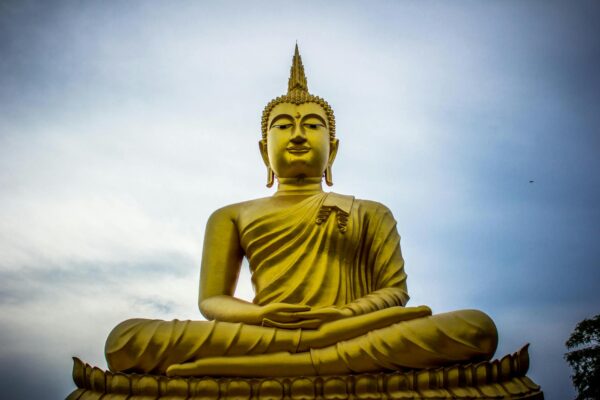 photo of golden gautama buddha